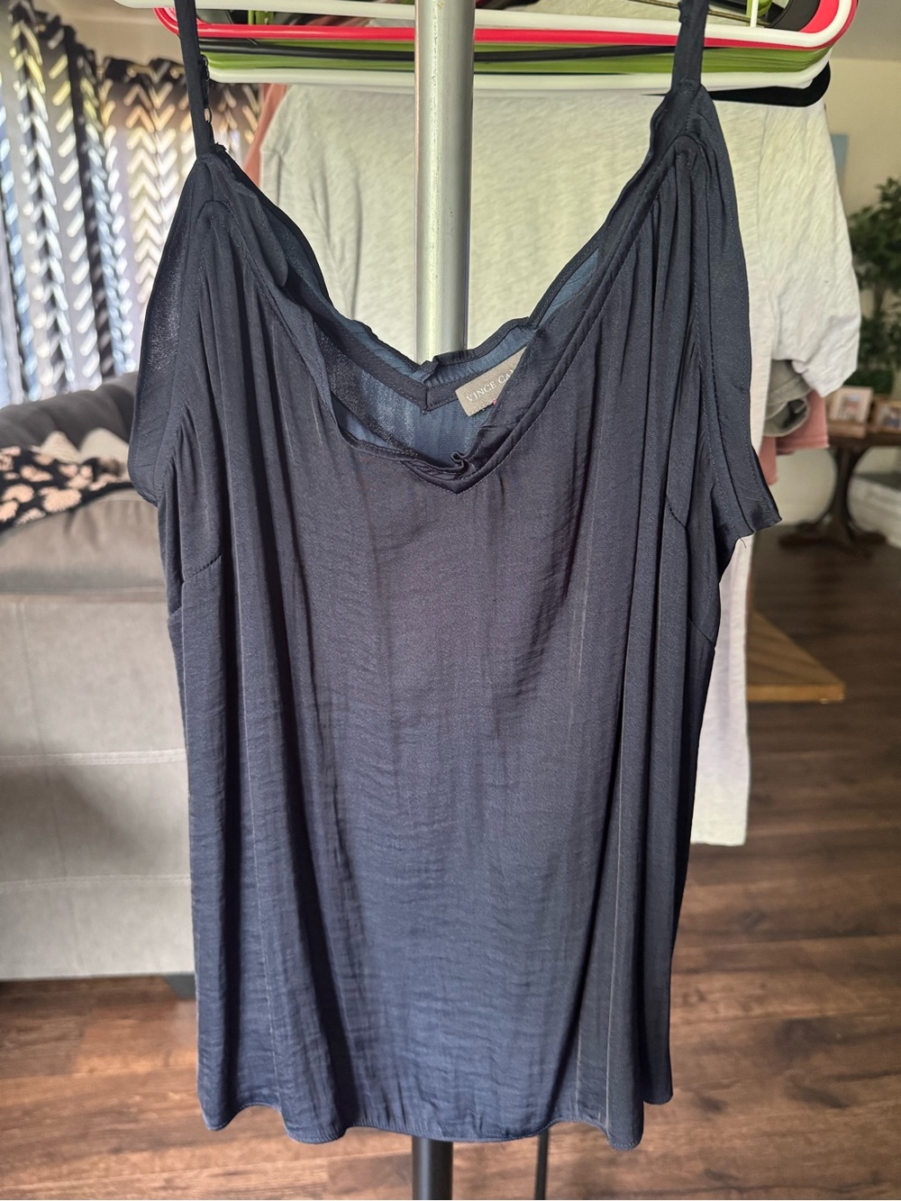 Vince Camuto Navy Blue V-Neck Camisole